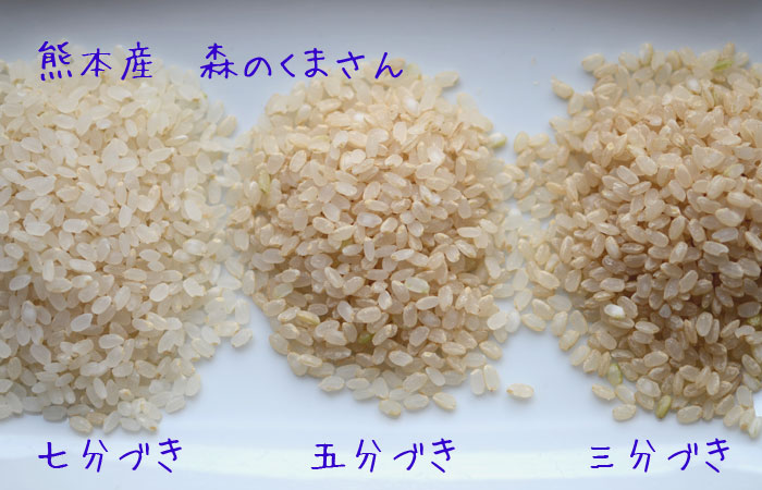 森のくまさん　5キロごとに選べる分づき米